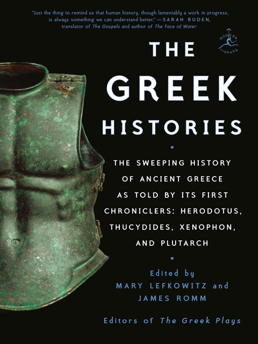 Title details for The Greek Histories by Mary Lefkowitz - Wait list
